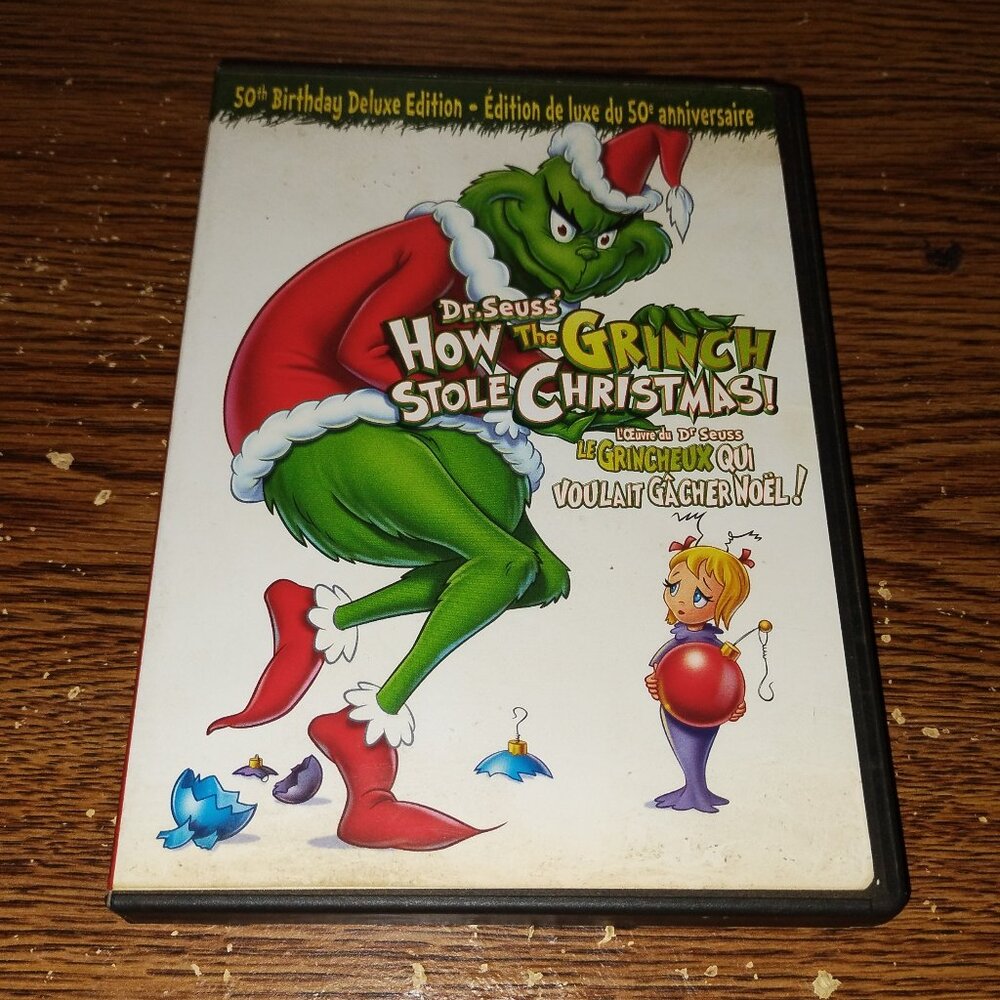 Dr. Seuss' How the Grinch Christmas 50th Anniversary Deluxe Edition (DVD, 2006)